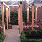 pergola tuinontwerp rivius patiotuin larixhout